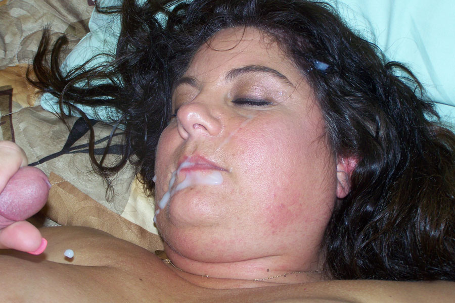 Plump wife get facial cumshot Amateur Home Sex Video pic